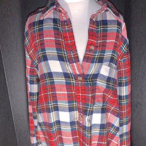 American Eagle Flannel Boyfriend Fit